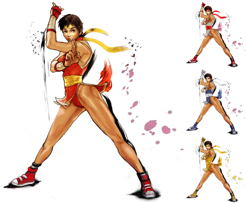 kasugano sakura and genryuusai maki (street fighter and 4 more) drawn by kaiwai