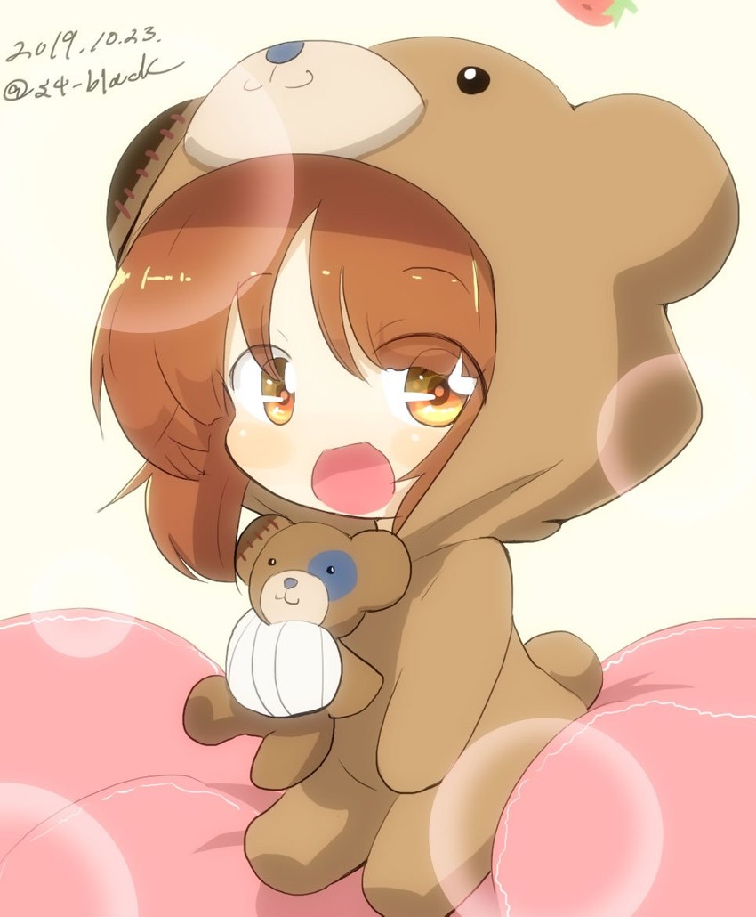 nishizumi miho and boko (girls und panzer) drawn by jinguu_(4839ms)