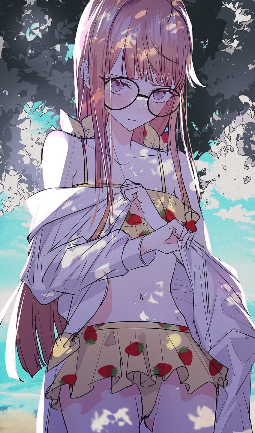 sakura futaba (persona and 1 more) drawn by mozuku_3