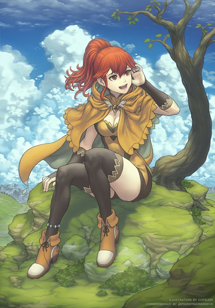anna (fire emblem and 1 more) drawn by gofelem