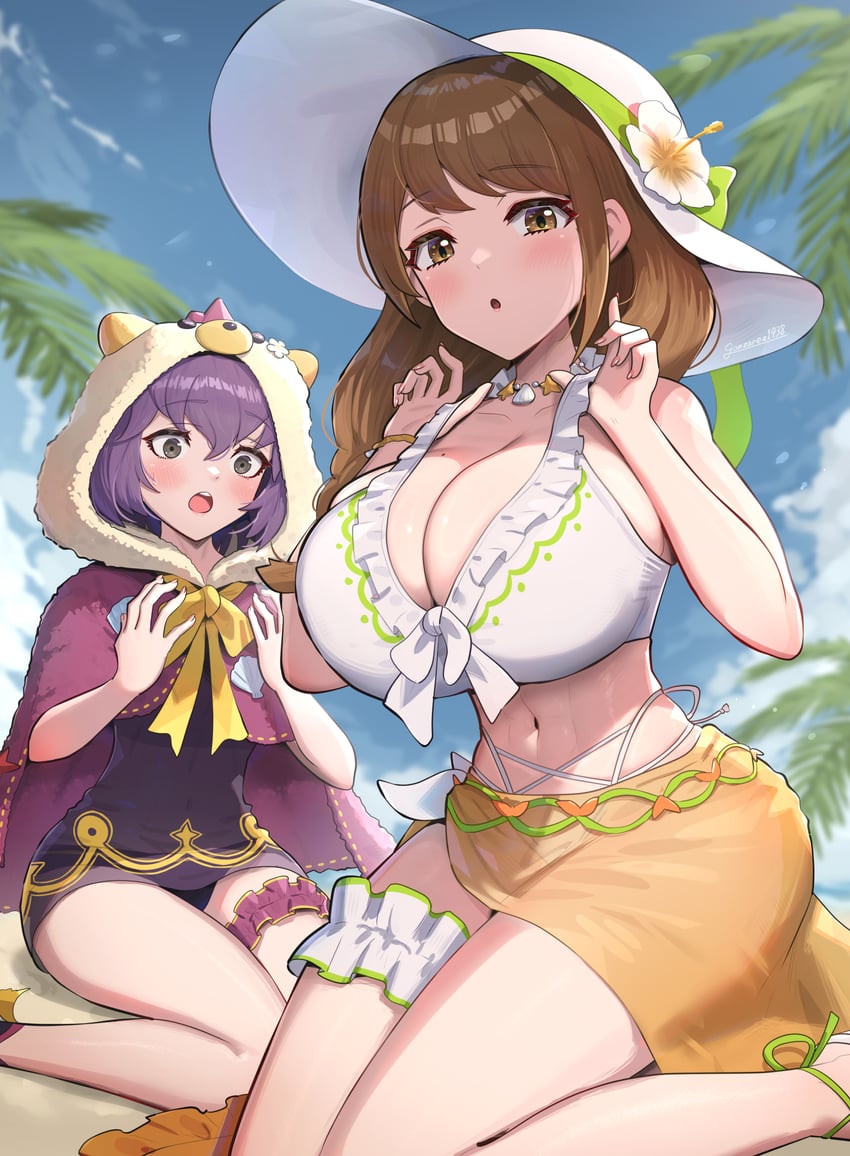 bernadetta von varley and goldmary (fire emblem and 3 more) drawn by gonzarez