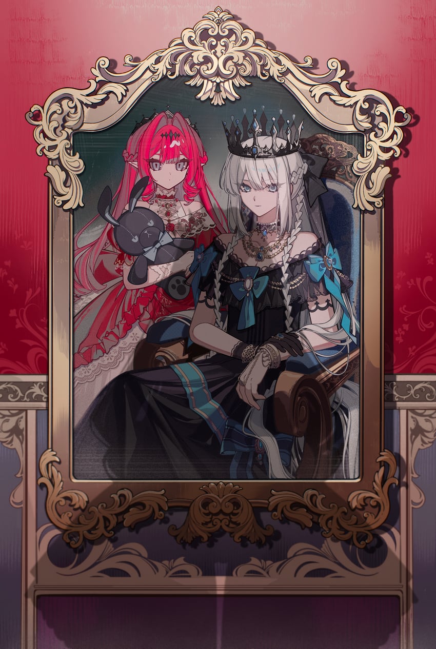 baobhan sith and morgan le fay (fate and 1 more) drawn by hana_soretsu