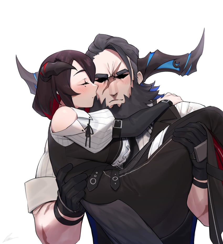 mamarissa and paparissa (hololive and 1 more) drawn by dasdokter