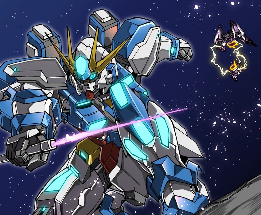 record gundam (original and 1 more) drawn by amakawa_mayu