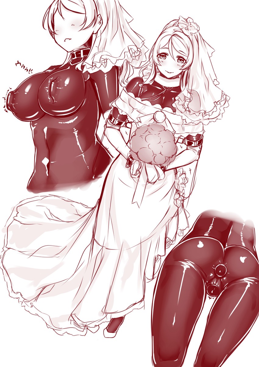ayase eli (love live! and 1 more) drawn by hiememiko