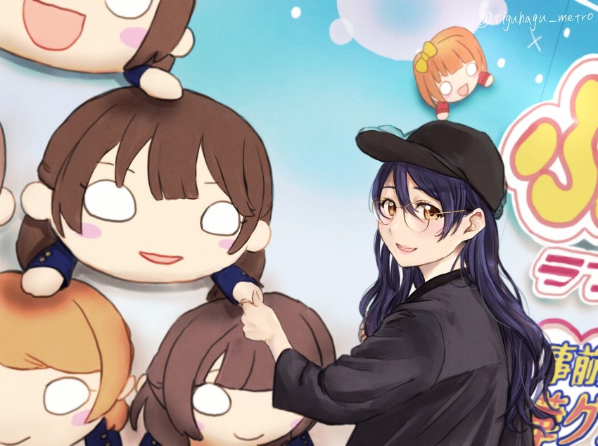 sonoda umi and mimori suzuko (love live! and 1 more) drawn by suito