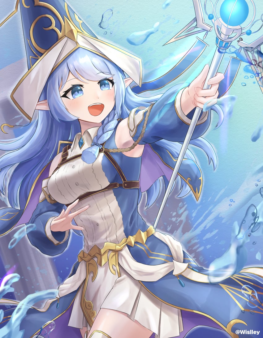 water enchantress of the temple (yu-gi-oh!) drawn by wislley