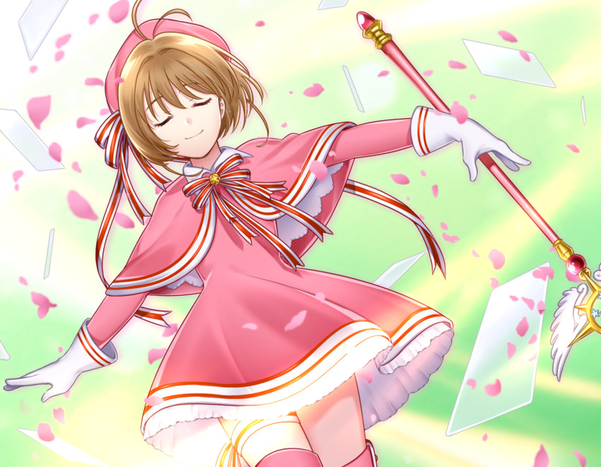 kinomoto sakura (cardcaptor sakura and 1 more) drawn by suamaro