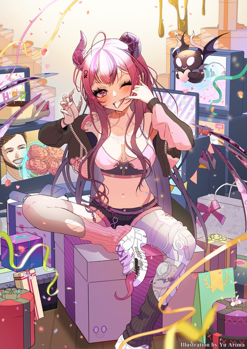ironmouse (vshojo) drawn by yuarima2