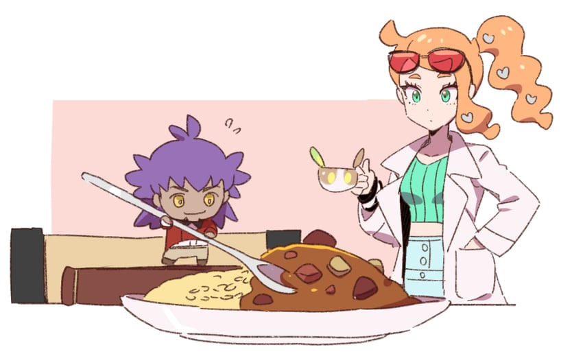 leon, sonia, and yamper (pokemon and 1 more) drawn by dede_(qwea_00000)