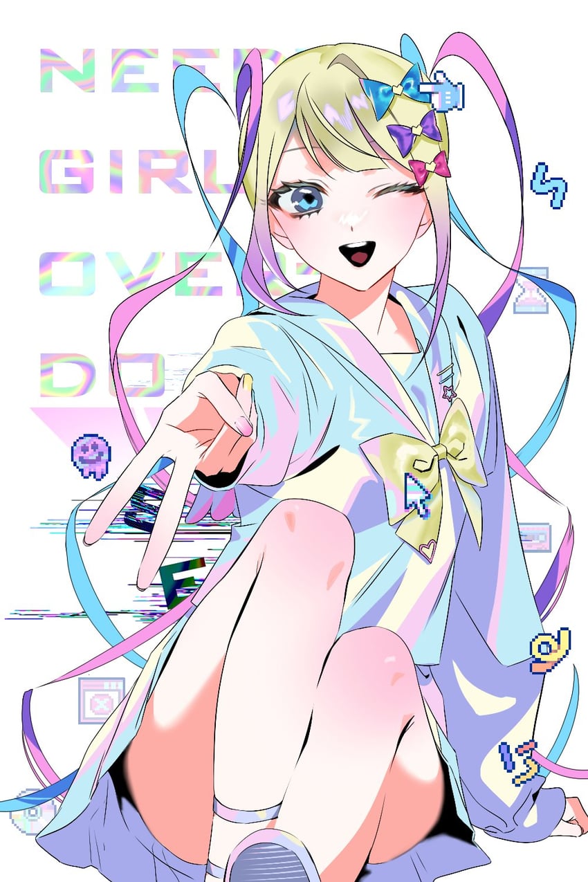 chouzetsusaikawa tenshi-chan (needy girl overdose) drawn by fern_(bhbtr)