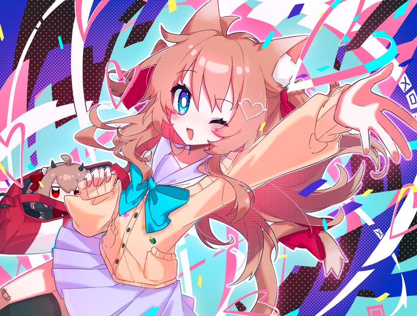 neuro-sama and evil neuro-sama (vedal ai) drawn by lingyou