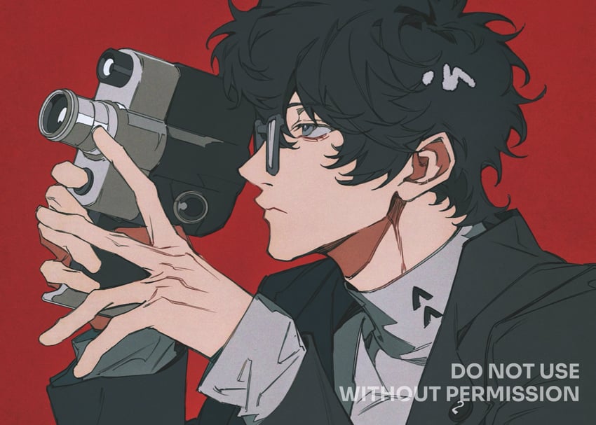 amamiya ren (persona and 1 more) drawn by kkim52