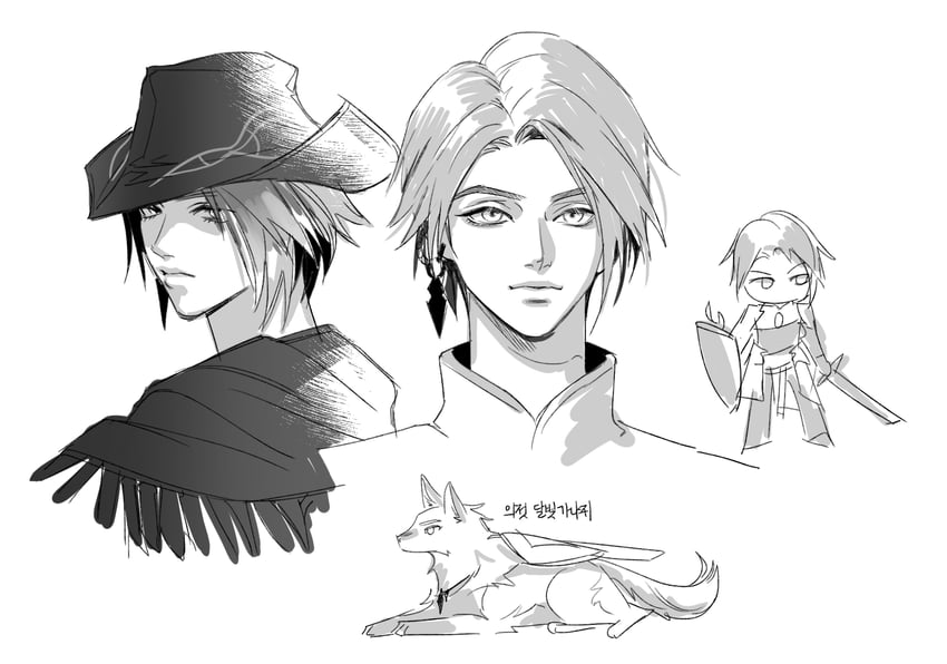 zero and reaper (final fantasy and 1 more) drawn by bib_bb_bib