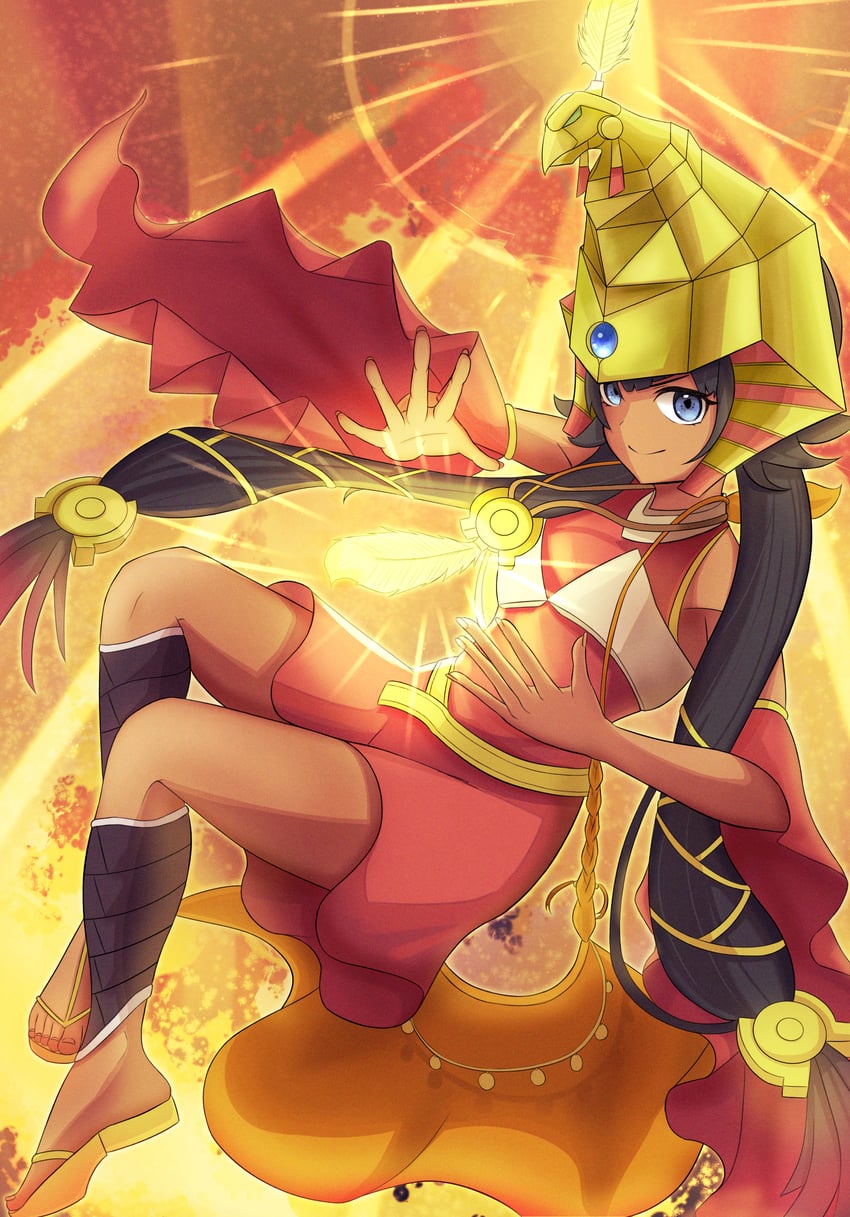 conductor of nephthys (yu-gi-oh!) drawn by jay_b_098