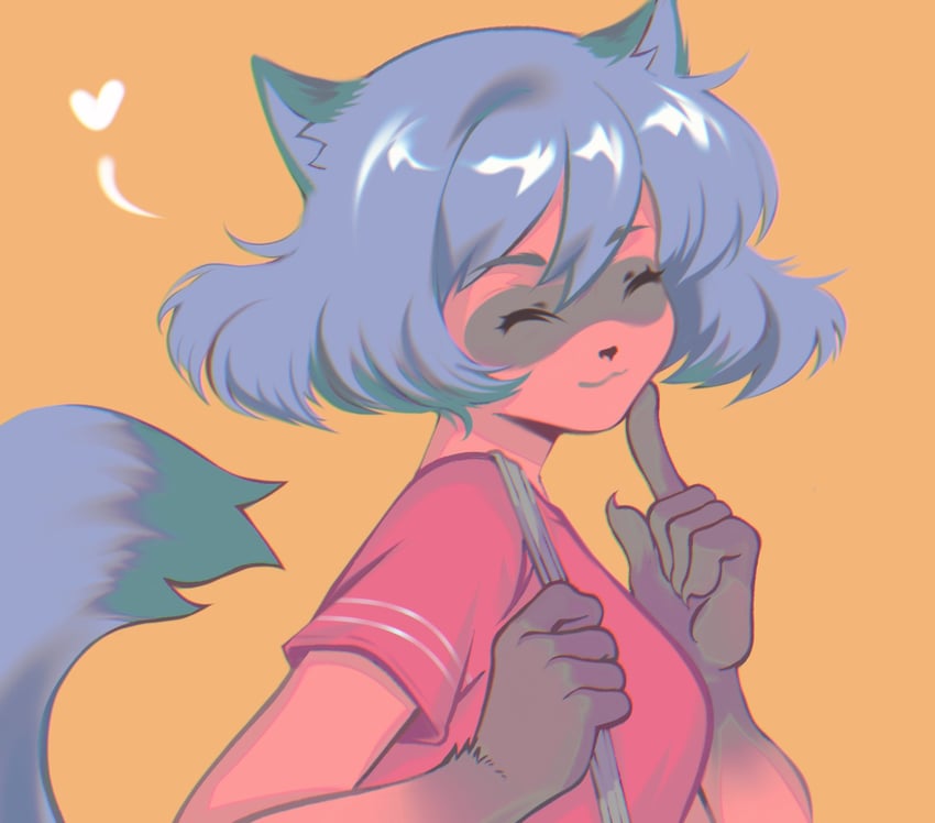 kagemori michiru (brand new animal) drawn by womu