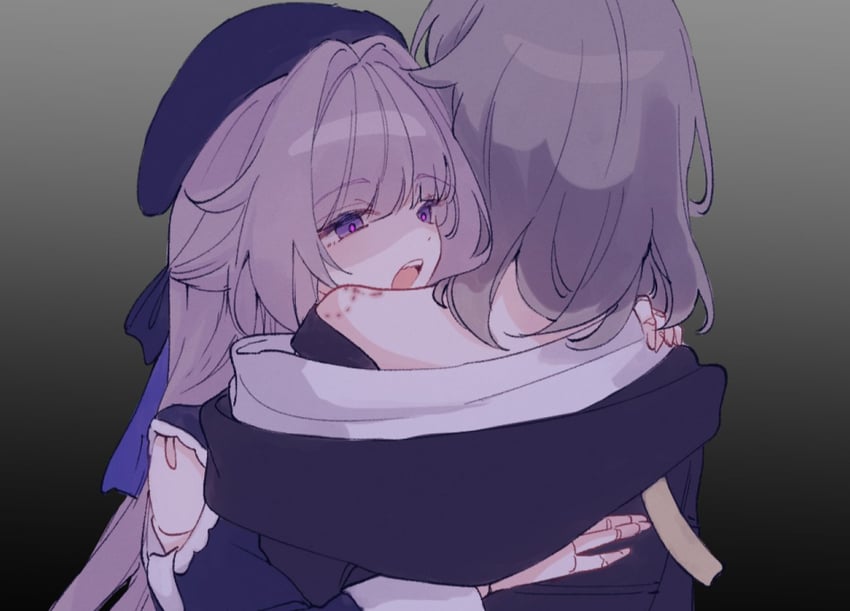 trailblazer, stelle, and herta (honkai and 1 more) drawn by genshou_ex