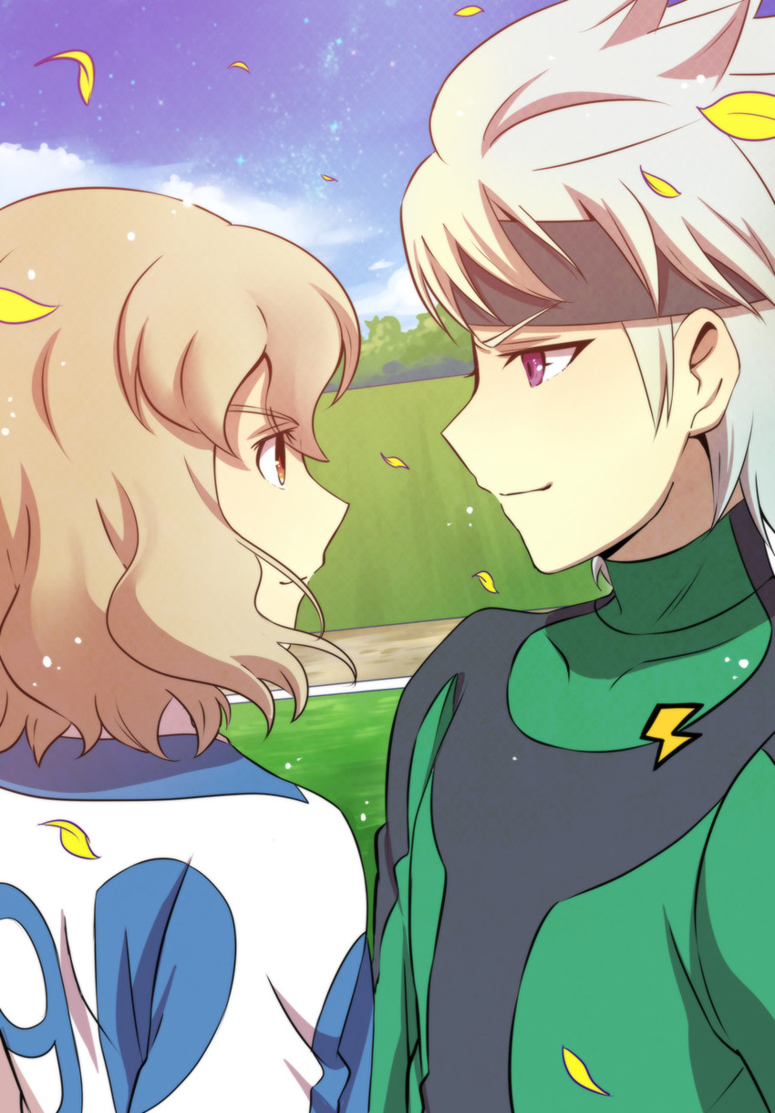 shindou takuto and ibuki munemasa (inazuma eleven and 2 more) drawn by yukihira