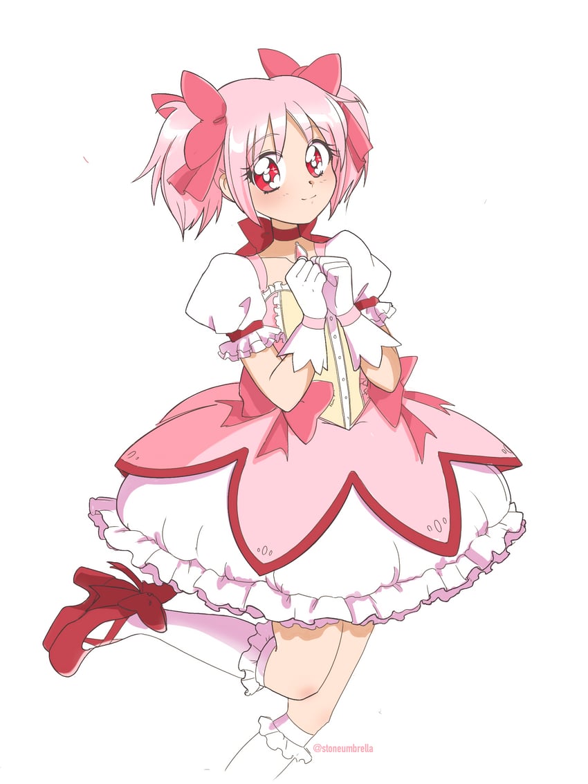 kaname madoka (mahou shoujo madoka magica) drawn by stone_umbrella