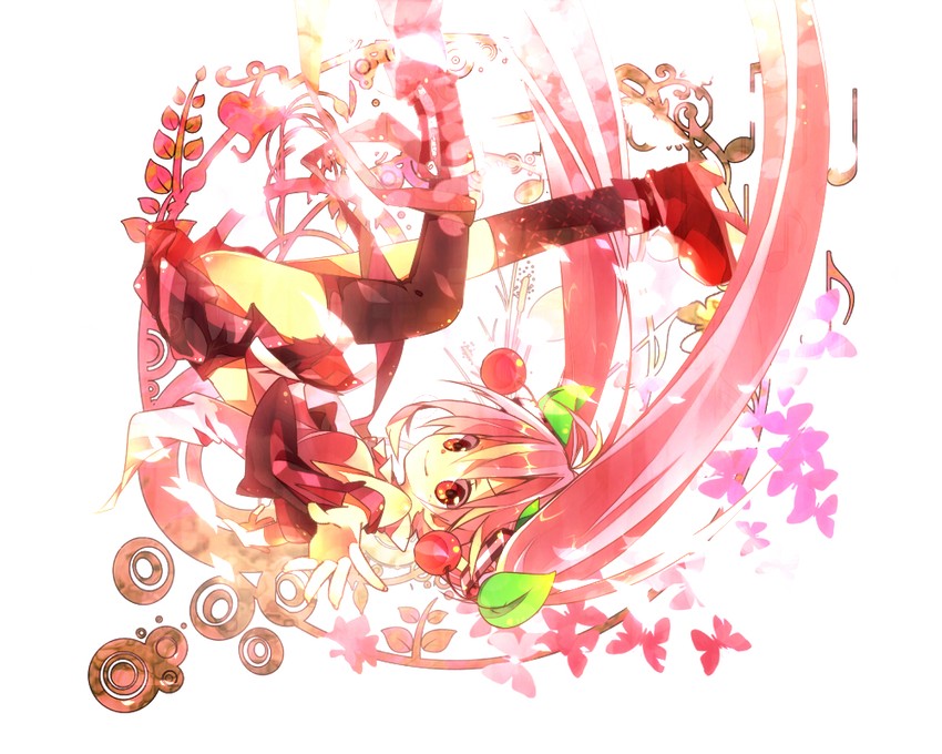 hatsune miku and sakura miku (vocaloid) drawn by aka_tonbo_(lililil)