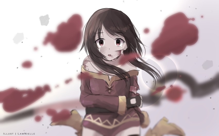 megumin (kono subarashii sekai ni shukufuku wo!) drawn by lawnielle