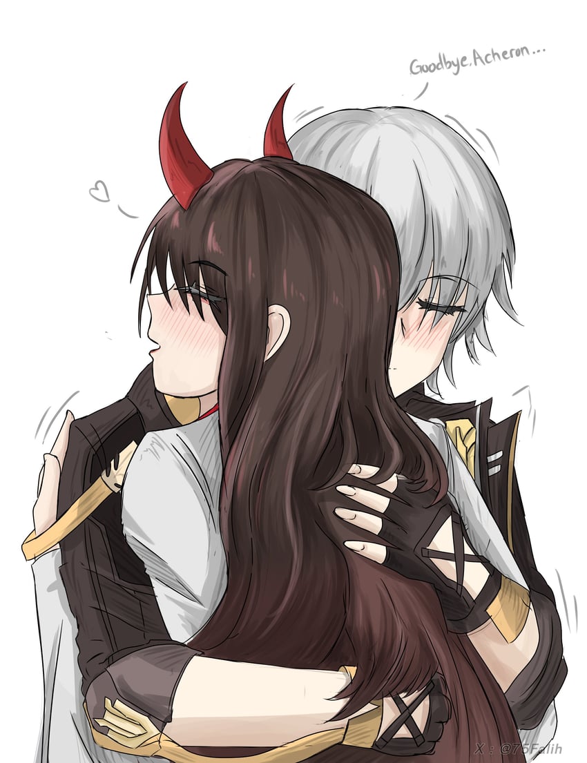 trailblazer, acheron, and caelus (honkai and 1 more) drawn by falihfadh75