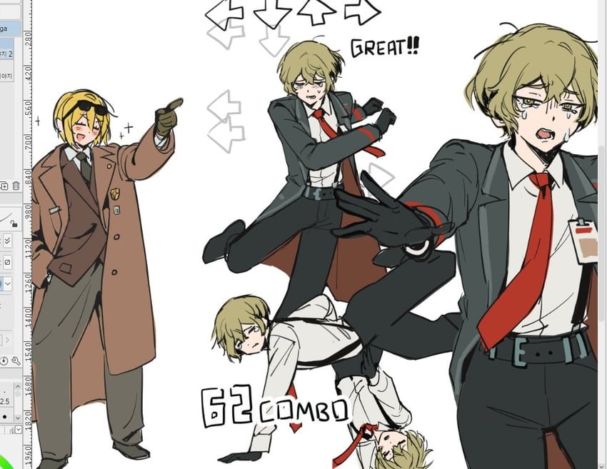 don quixote and sinclair (chainsaw man and 2 more) drawn by 70sinc