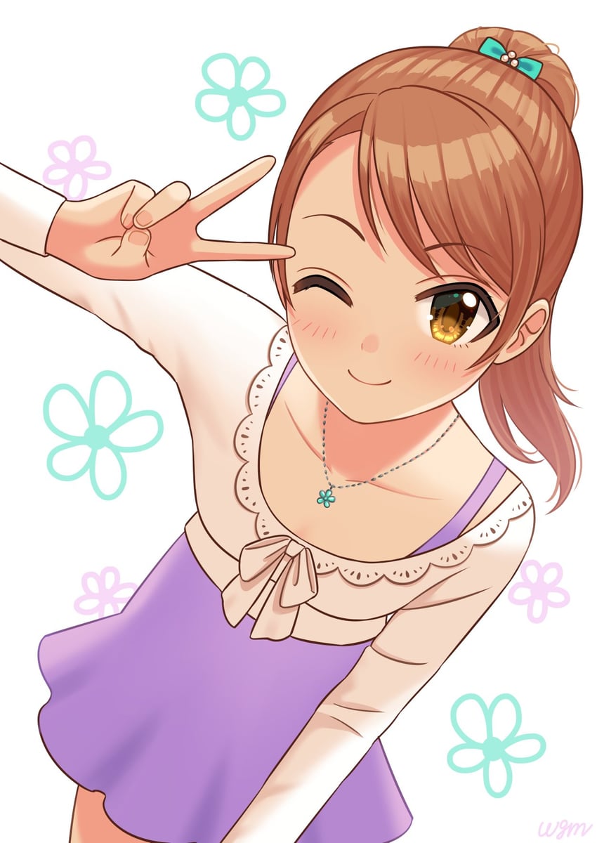 hojo karen (idolmaster and 1 more) drawn by wgm_oekaki