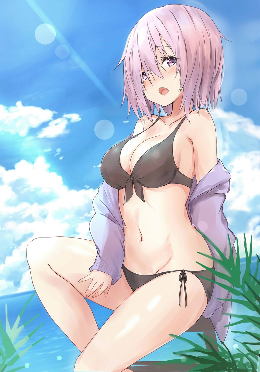 mash kyrielight (fate and 1 more) drawn by saku_(kudrove)