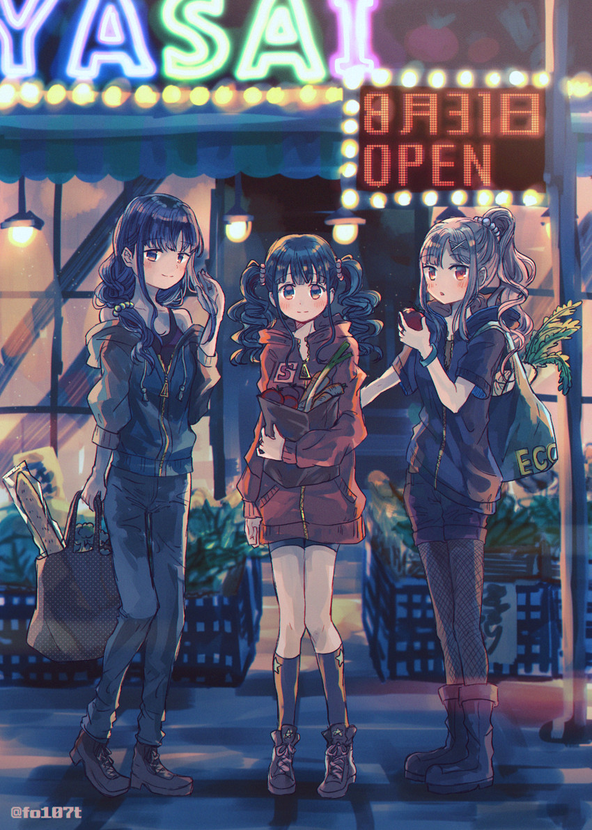 tamaki iroha, nanami yachiyo, and futaba sana (mahou shoujo madoka magica and 1 more) drawn by totte