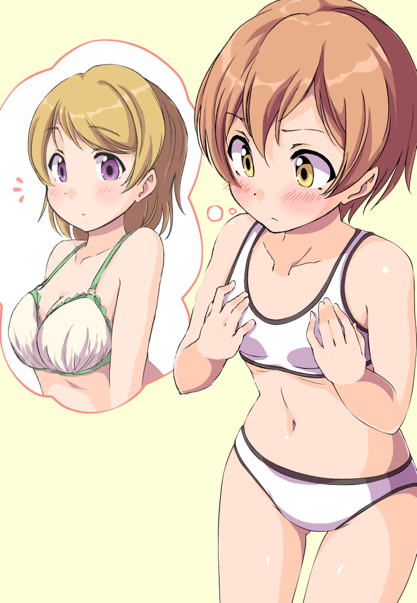 hoshizora rin and koizumi hanayo (love live! and 1 more) drawn by sen_(sen0910)