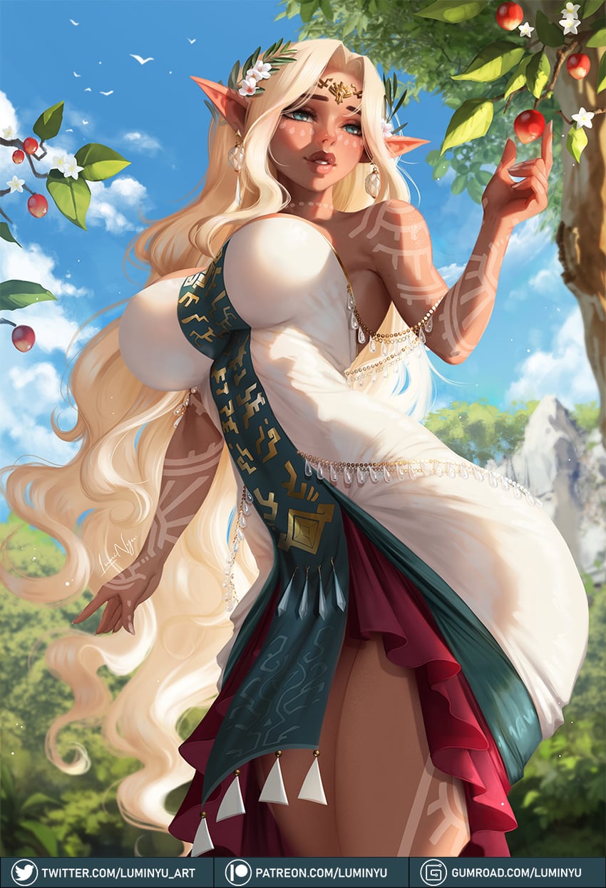 sonia (the legend of zelda and 1 more) drawn by luminyu
