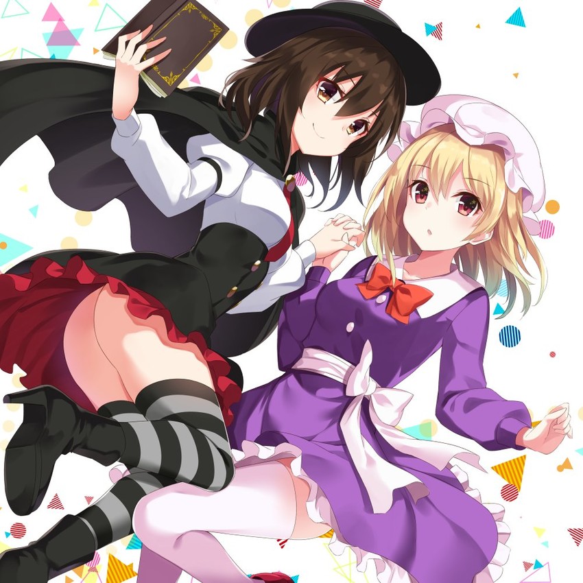 usami renko and maribel hearn (touhou) drawn by takehana_note