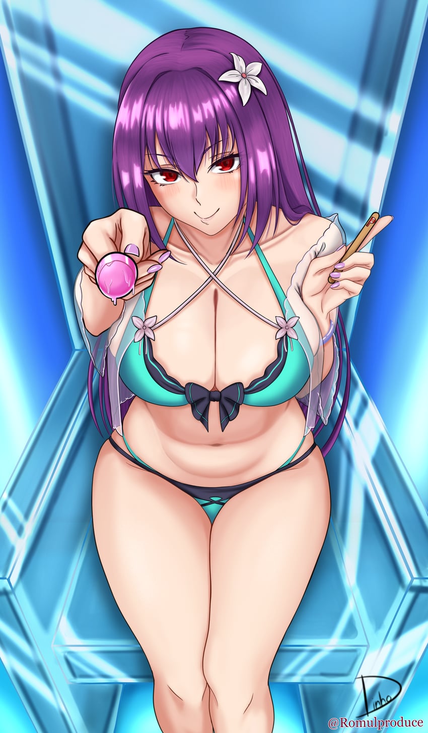 scathach and scathach skadi (fate and 1 more) drawn by romulproduce