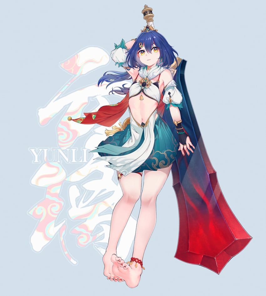 yunli (honkai and 1 more) drawn by wei_xin
