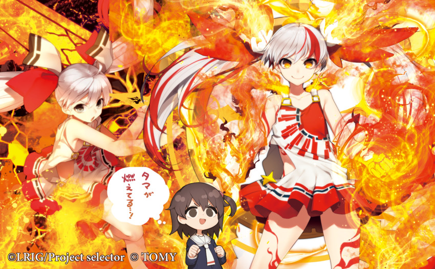 tama and kominato ruuko (wixoss and 1 more) drawn by hitoto