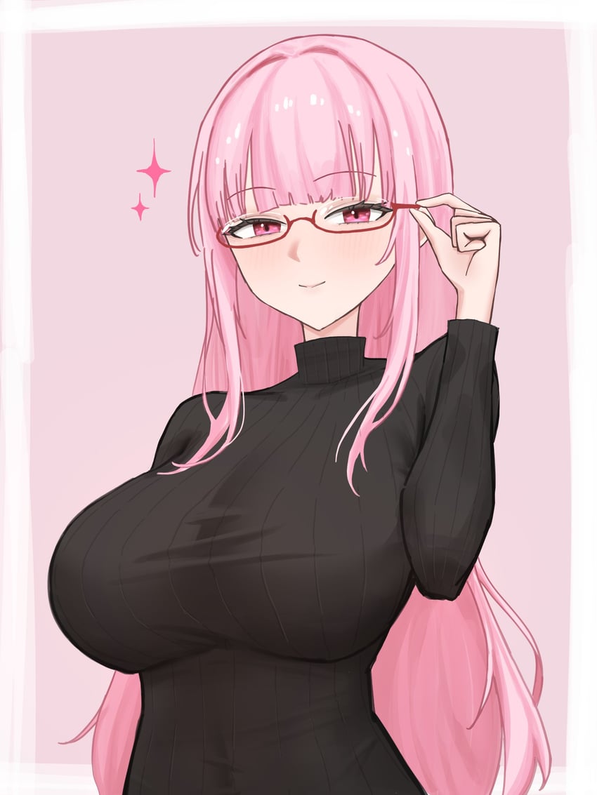 mori calliope (hololive and 1 more) drawn by turnipdish