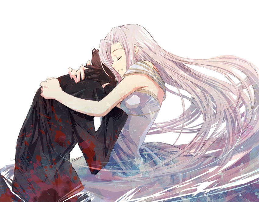 emiya kiritsugu and irisviel von einzbern (fate and 1 more) drawn by triplebomber