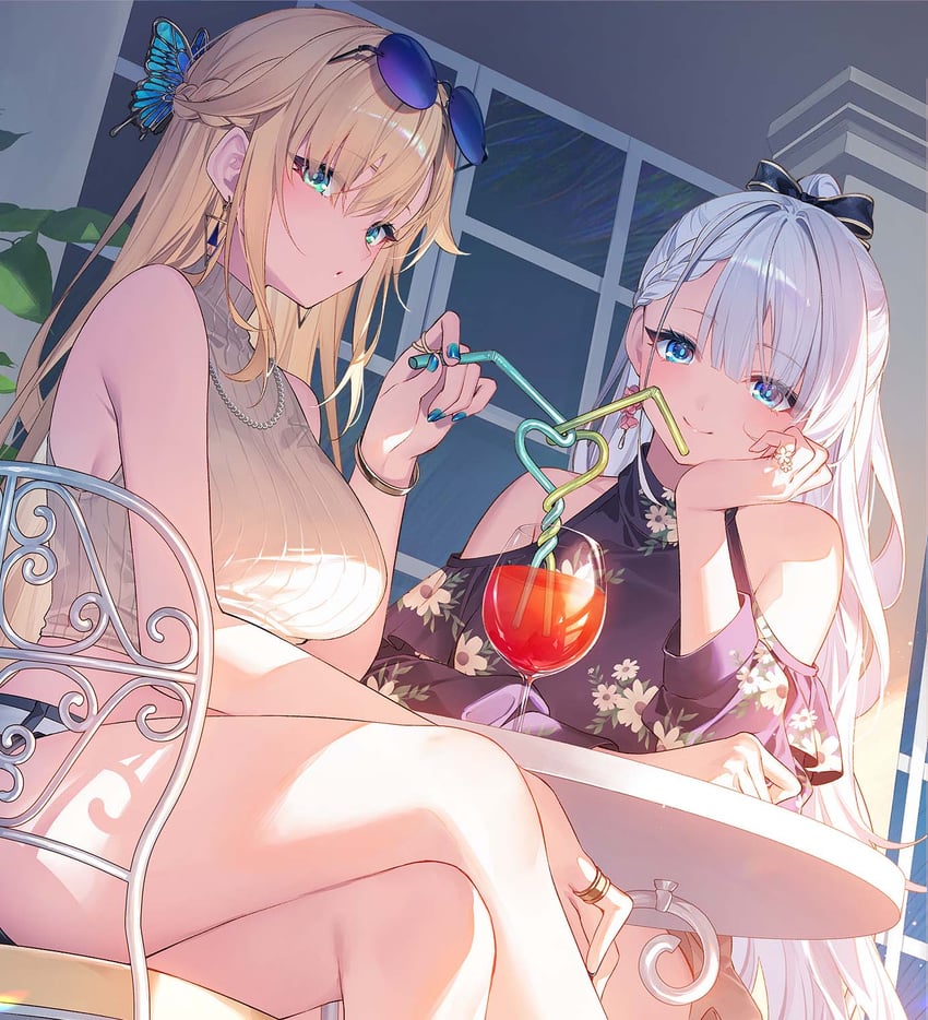 riselia ray crystalia and regina mercedes (seiken gakuin no maken tsukai) drawn by toosaka_asagi