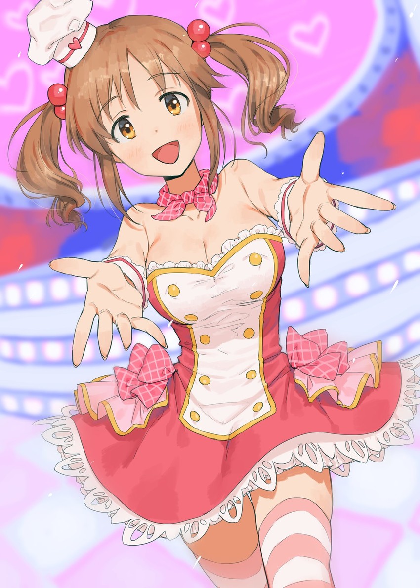 totoki airi (idolmaster and 1 more) drawn by daifukumochi_(qquuiieett)