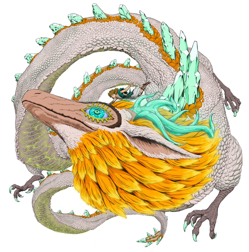 link and light dragon (the legend of zelda and 1 more) drawn by dandagouglas