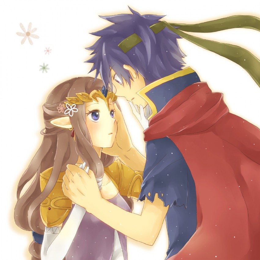 princess zelda and ike (fire emblem and 4 more) drawn by karury