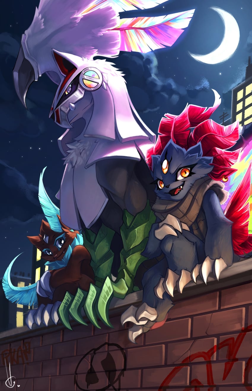 sneasel and silvally (pokemon) drawn by pixelvari