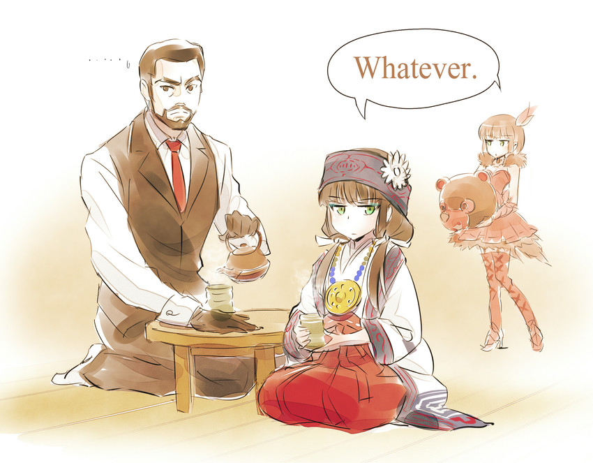 amayadori machi, melanie malachite, miltiades malachite, and hei junior xiong (rwby and 1 more) drawn by iesupa