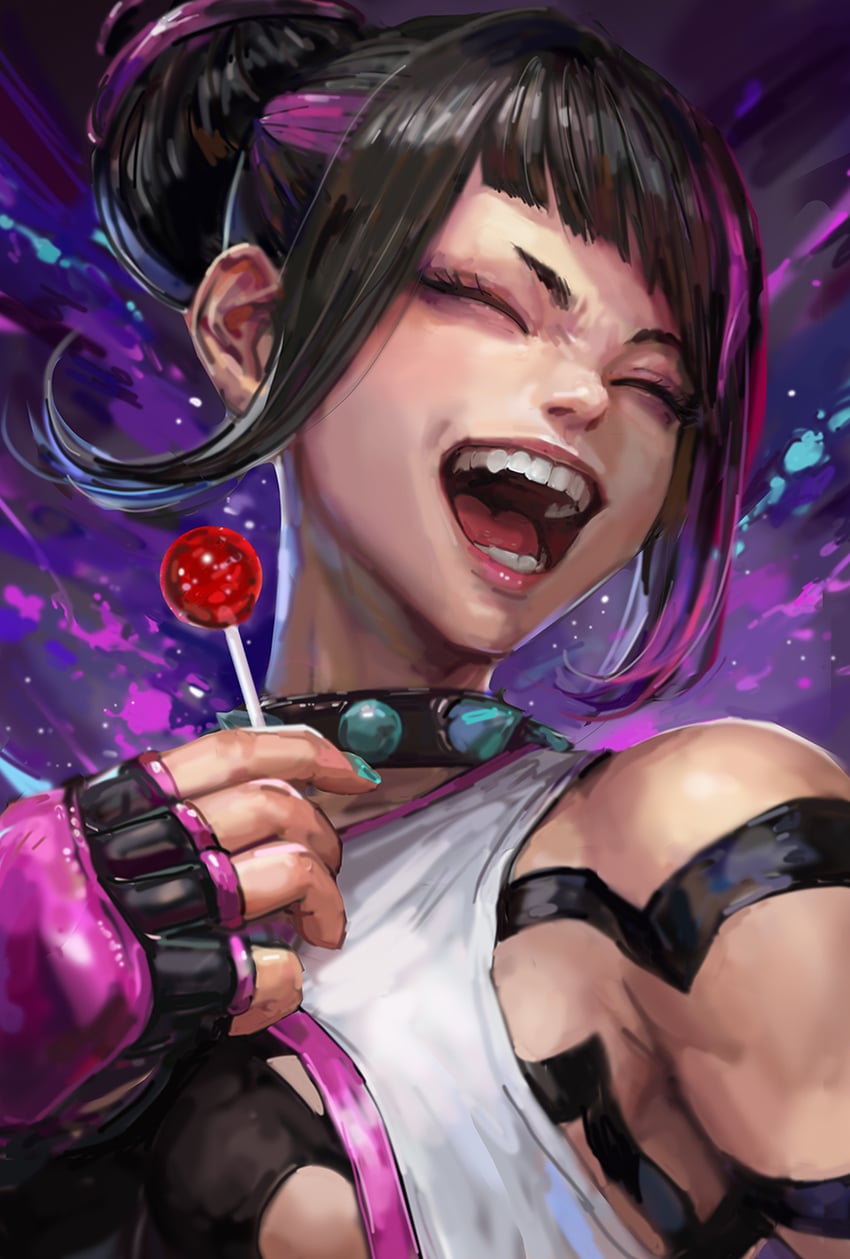han juri (street fighter and 1 more) drawn by miche