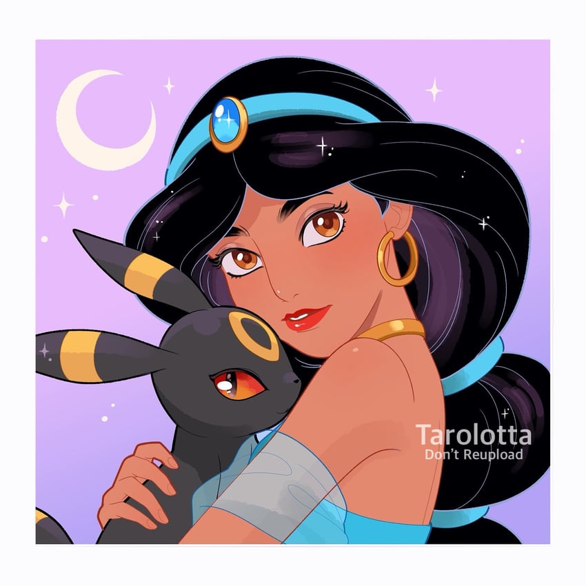 umbreon and jasmine (pokemon and 1 more) drawn by tarolotta