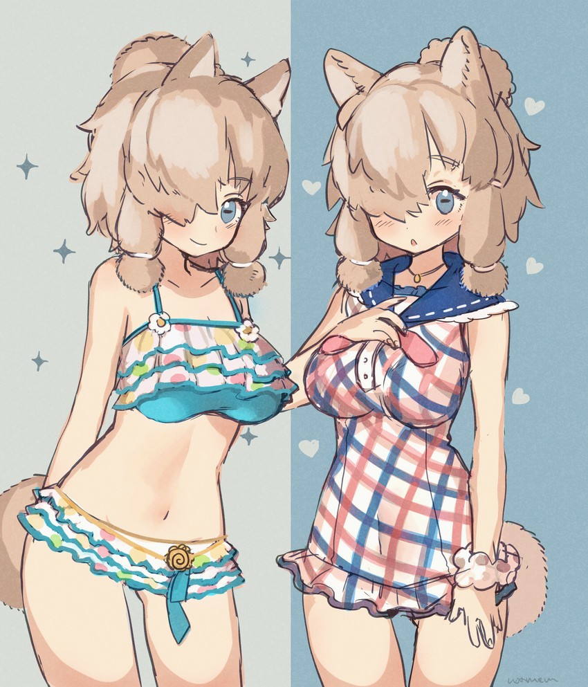 alpaca suri (kemono friends and 1 more) drawn by noamem