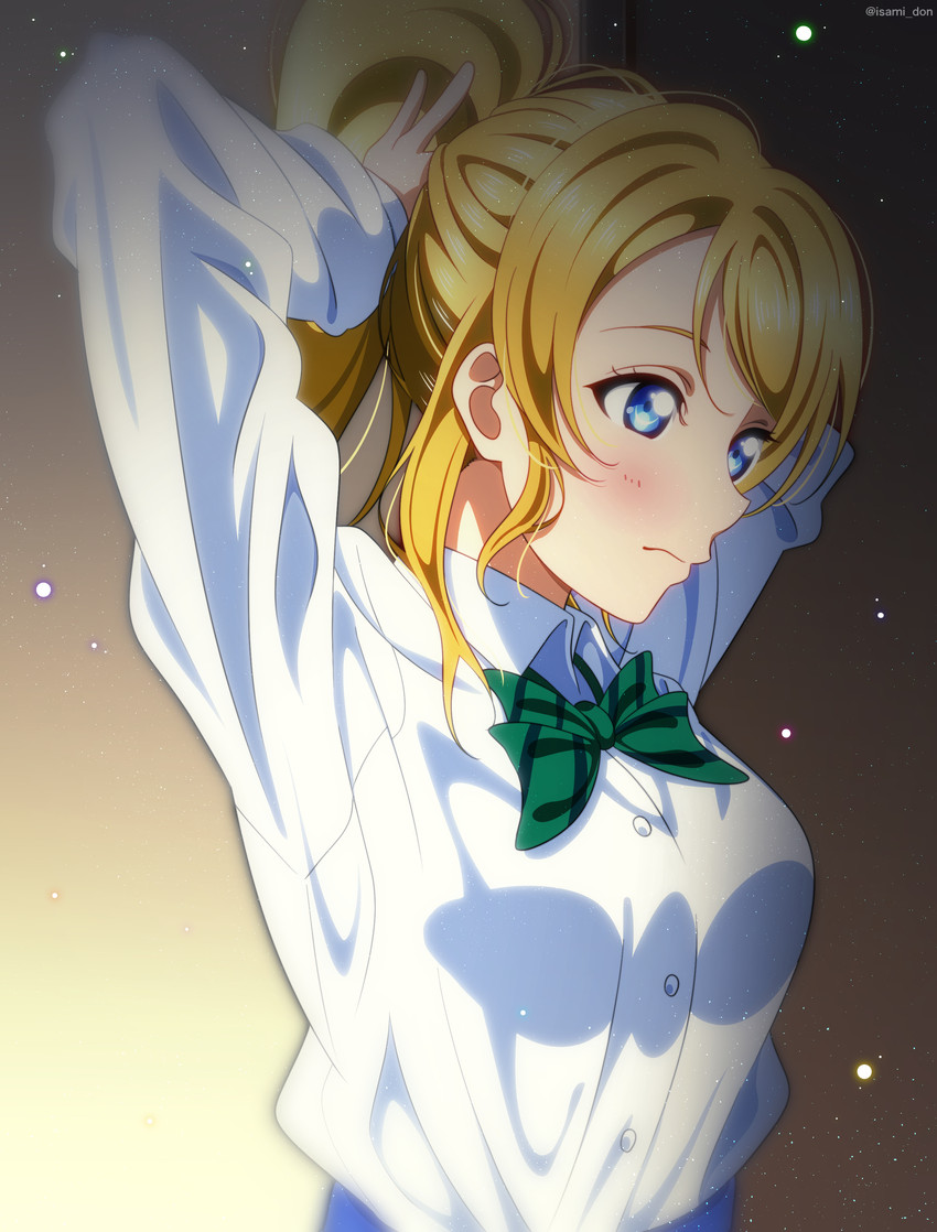 ayase eli (love live! and 1 more) drawn by isami_don