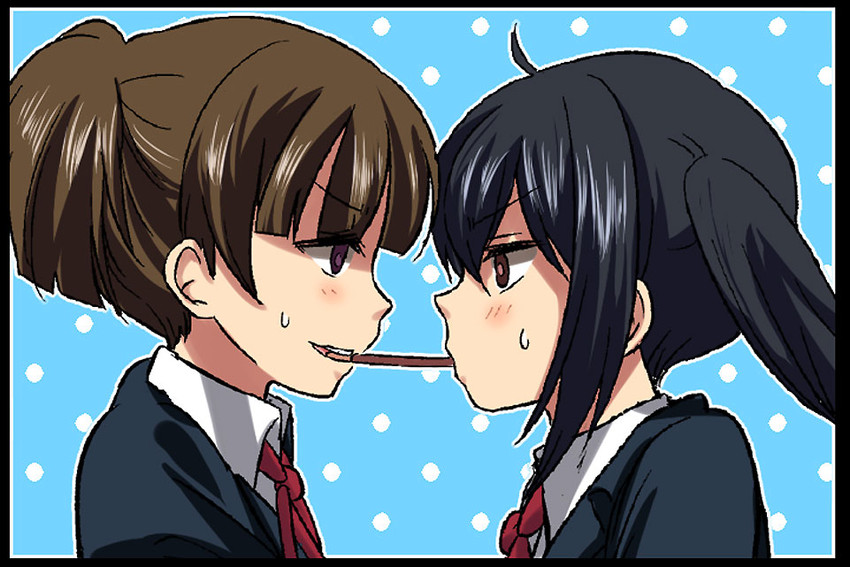nakano azusa and suzuki jun (k-on!) drawn by sakayama_shinta