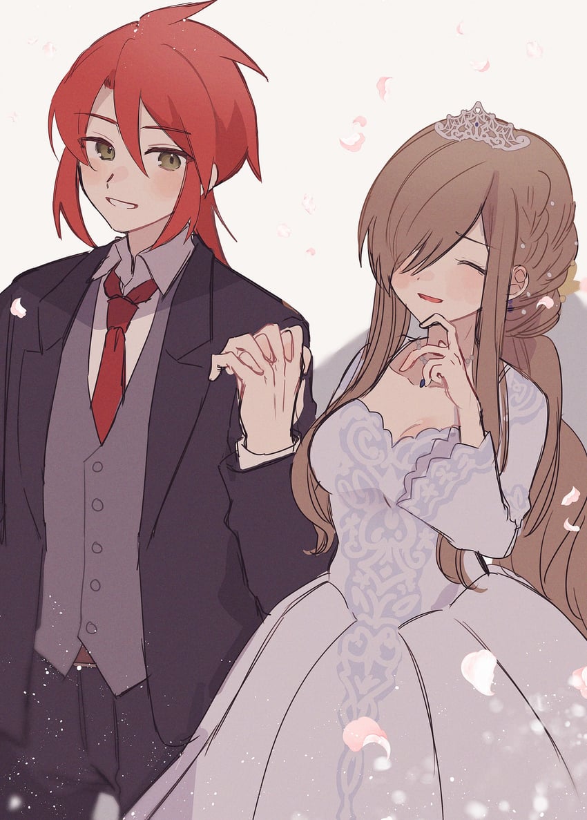 tear grants and luke fon fabre (tales of and 1 more) drawn by aomattya